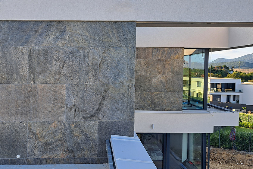 Slaterock kőfurnér rendszer - ultravékony homlokzatburkolat