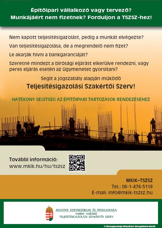 Van megoldás az építőipari tartozások rendezésére