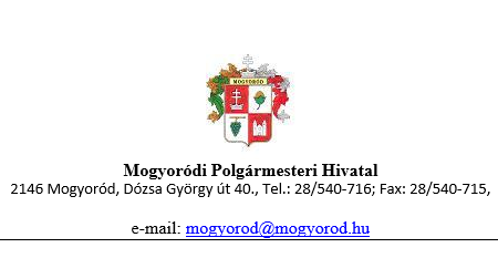 Mogyoród, Egészségház tervpályázata benyújtott pályaművek nyerteseiről