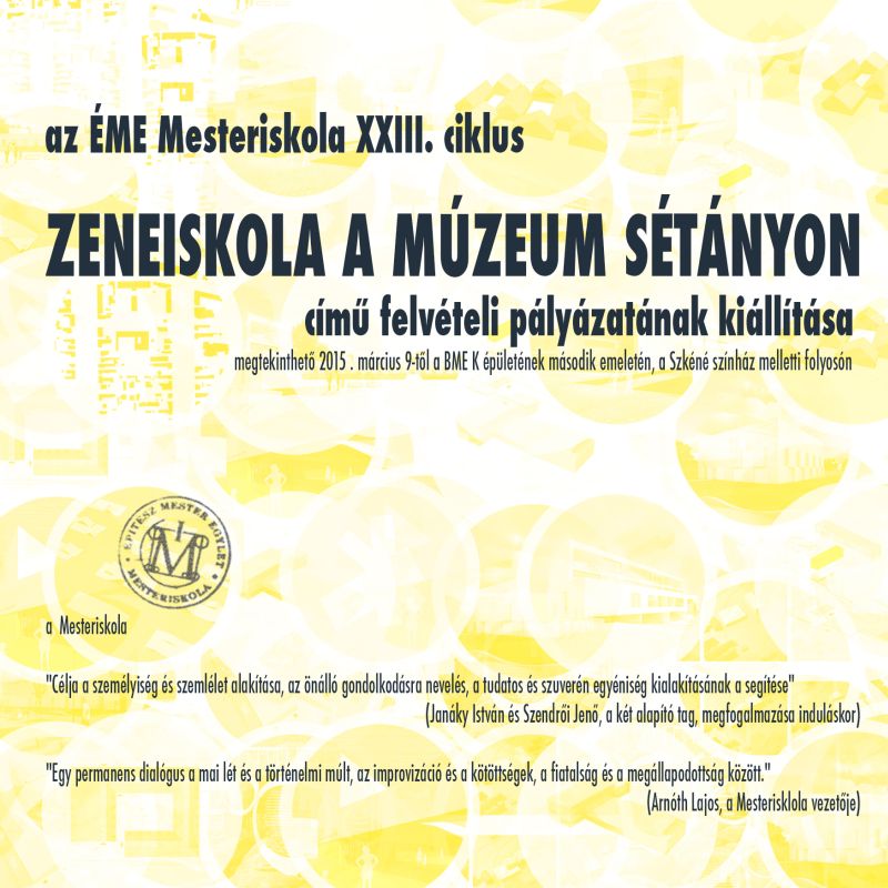 Mesteriskola XXIII. ciklus felvételi pályázatainak kiállítása