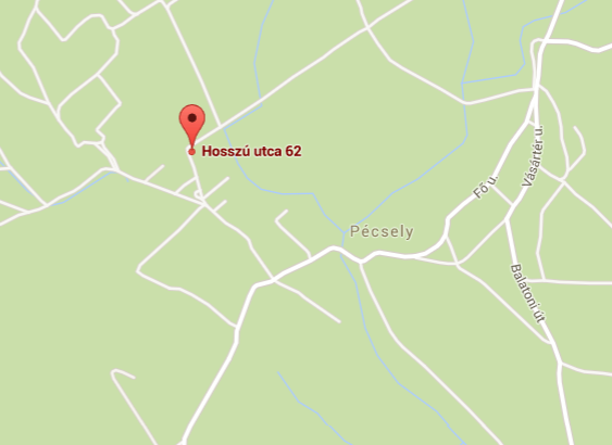 8245 Pécsely, Hosszú u. 62., hrsz: 313.