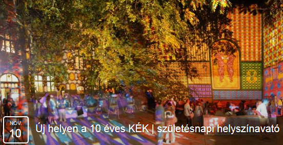 ÚJ HELYEN A 10 ÉVES KÉK - Születésnapi helyszín-avató