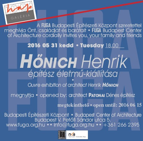 Hőnich Henrik építész életmű-kiállítása