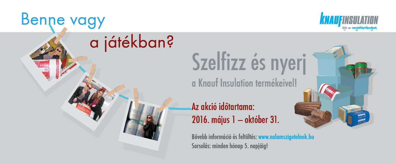 Benne vagy a játékban? Nyerj kedvezményt hőszigetelésre!