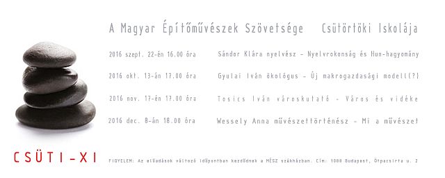 Csütörtöki Iskola  2016. október 13.