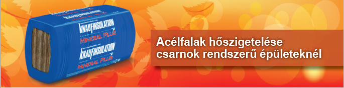 Acélfalak hőszigetelése csarnok rendszerű épületeknél