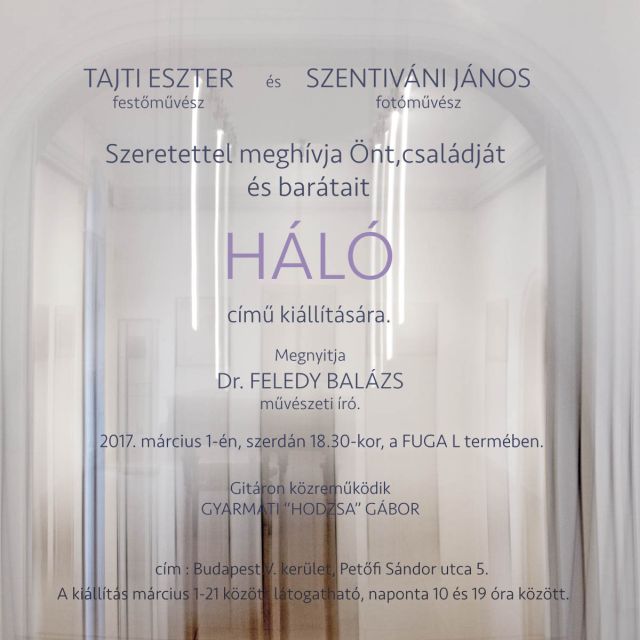 HÁLÓ cimű kiállítás