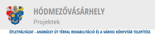 Hódmezővásárhely „Andrássy út térfal rehabilitáció és a városi könyvtár telepítése” nyílt ötletpályázat