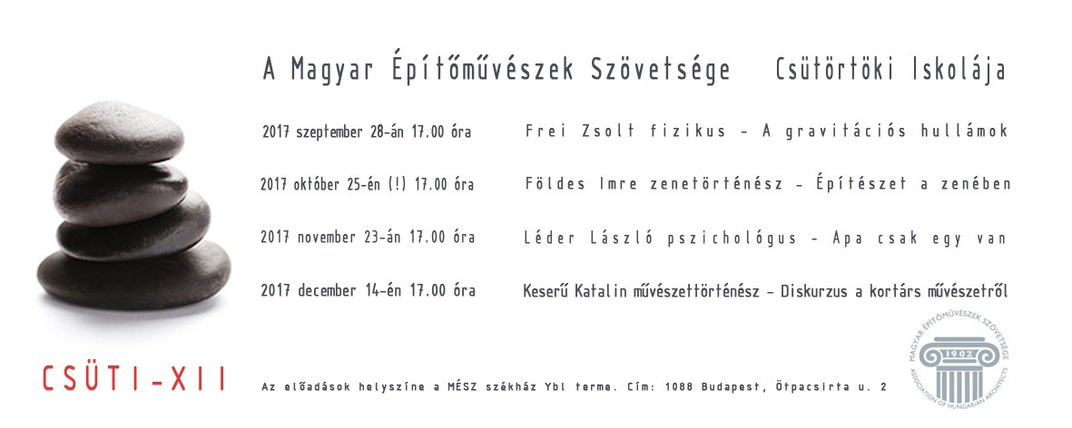 Csütörtöki Iskola programsorozat az Építészek Házában