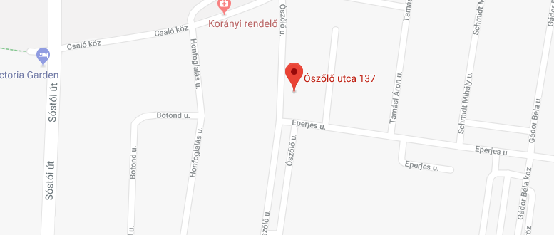 4400.  Nyíregyháza, Ószőlő utca 137.