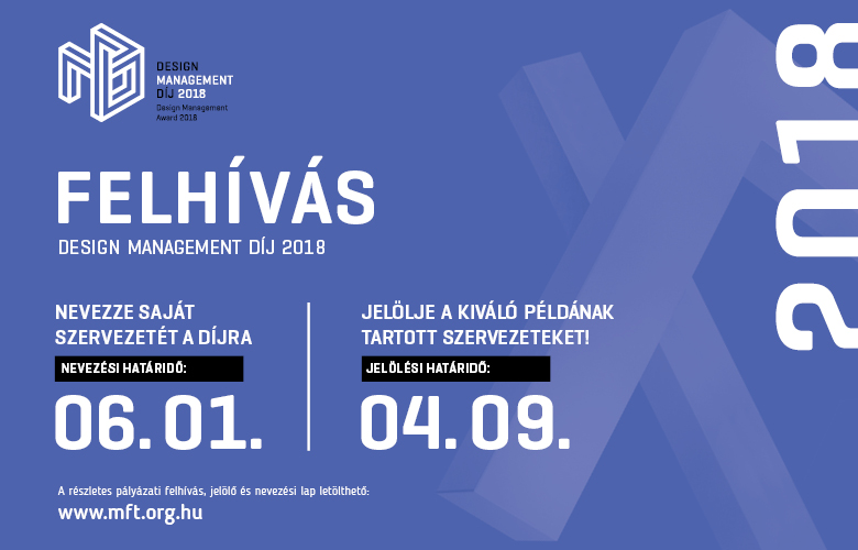 Felhívás Design Management Díj 2018
