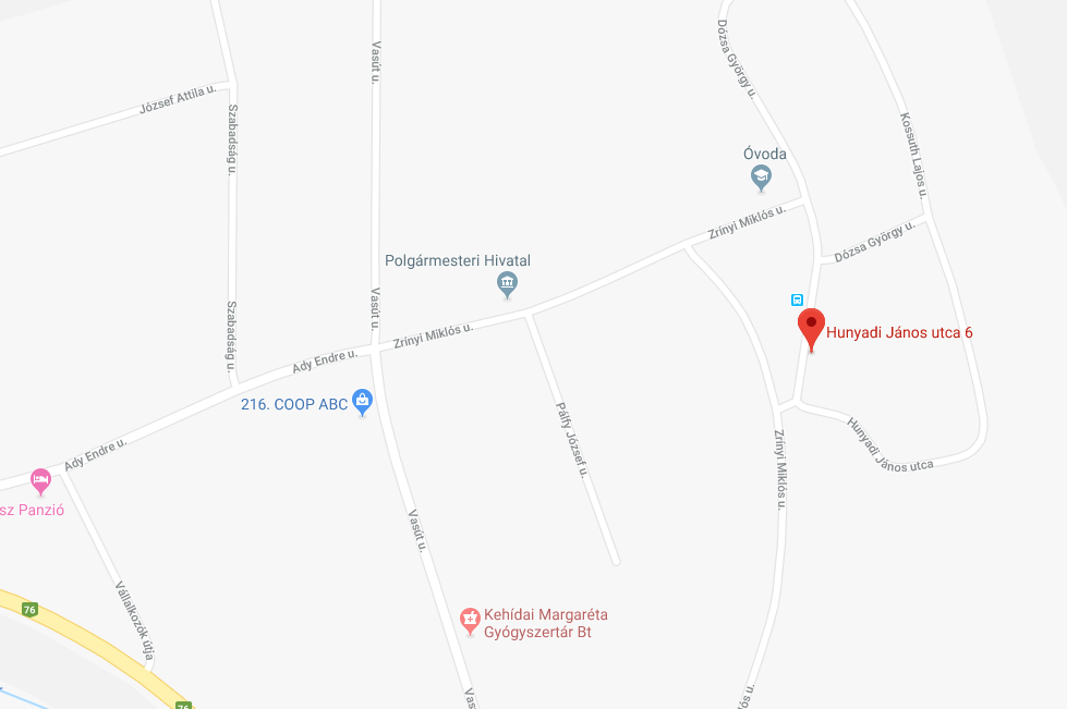 8782 Zalacsány, Hunyadi J. u. 6.; 298 hrsz.