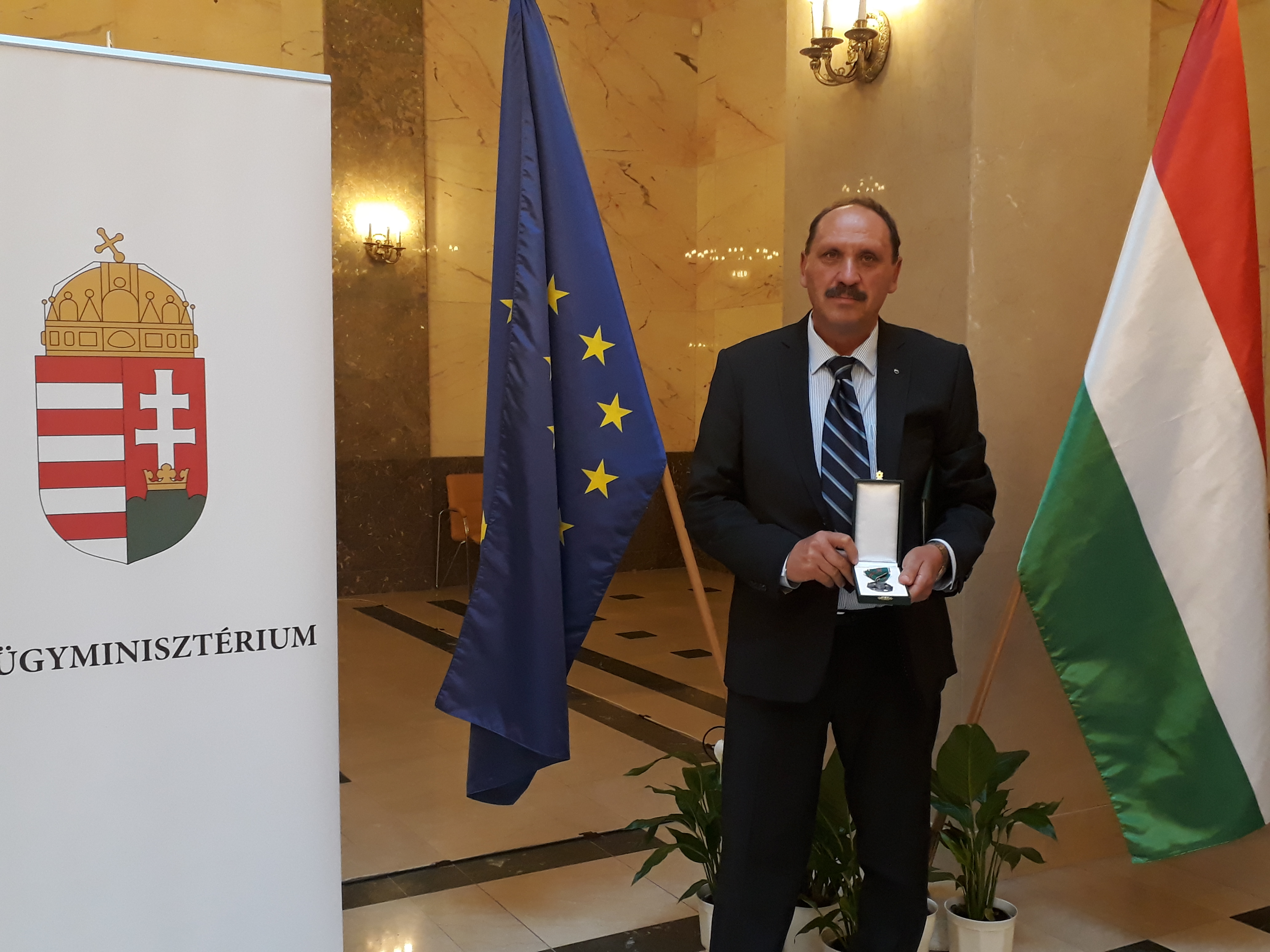 Laskai Mihály Ezüst Érdemkereszt kitüntetést kapott