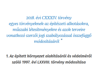 Fordulóponton az építészeti alkotások szerzői joga