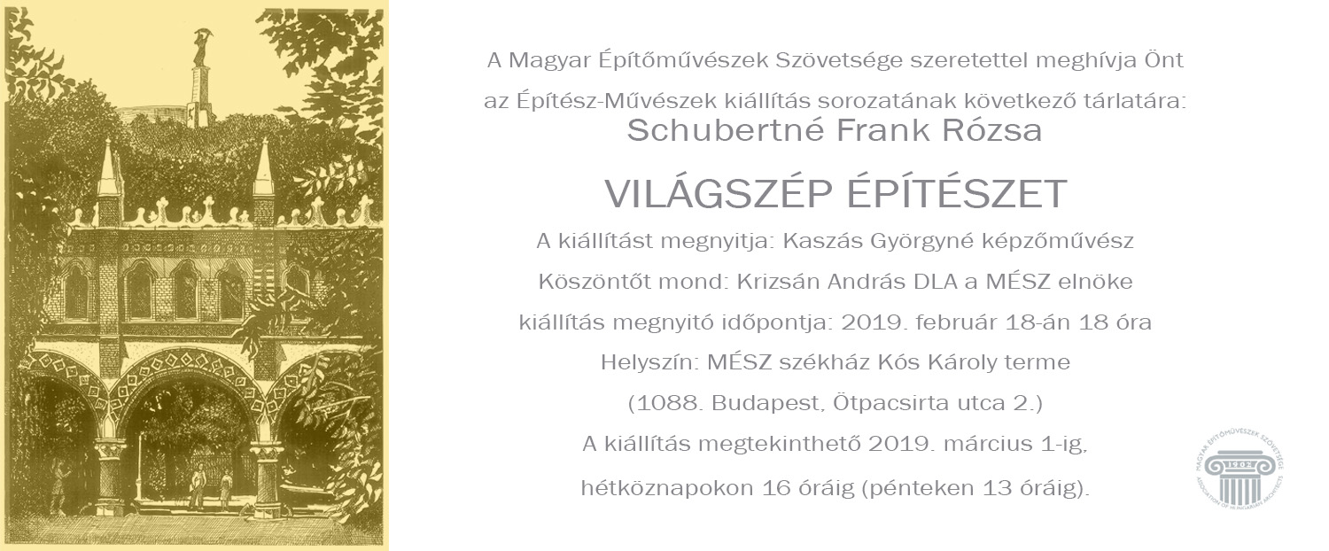 VILÁGSZÉP ÉPÍTÉSZET - Kiállítás