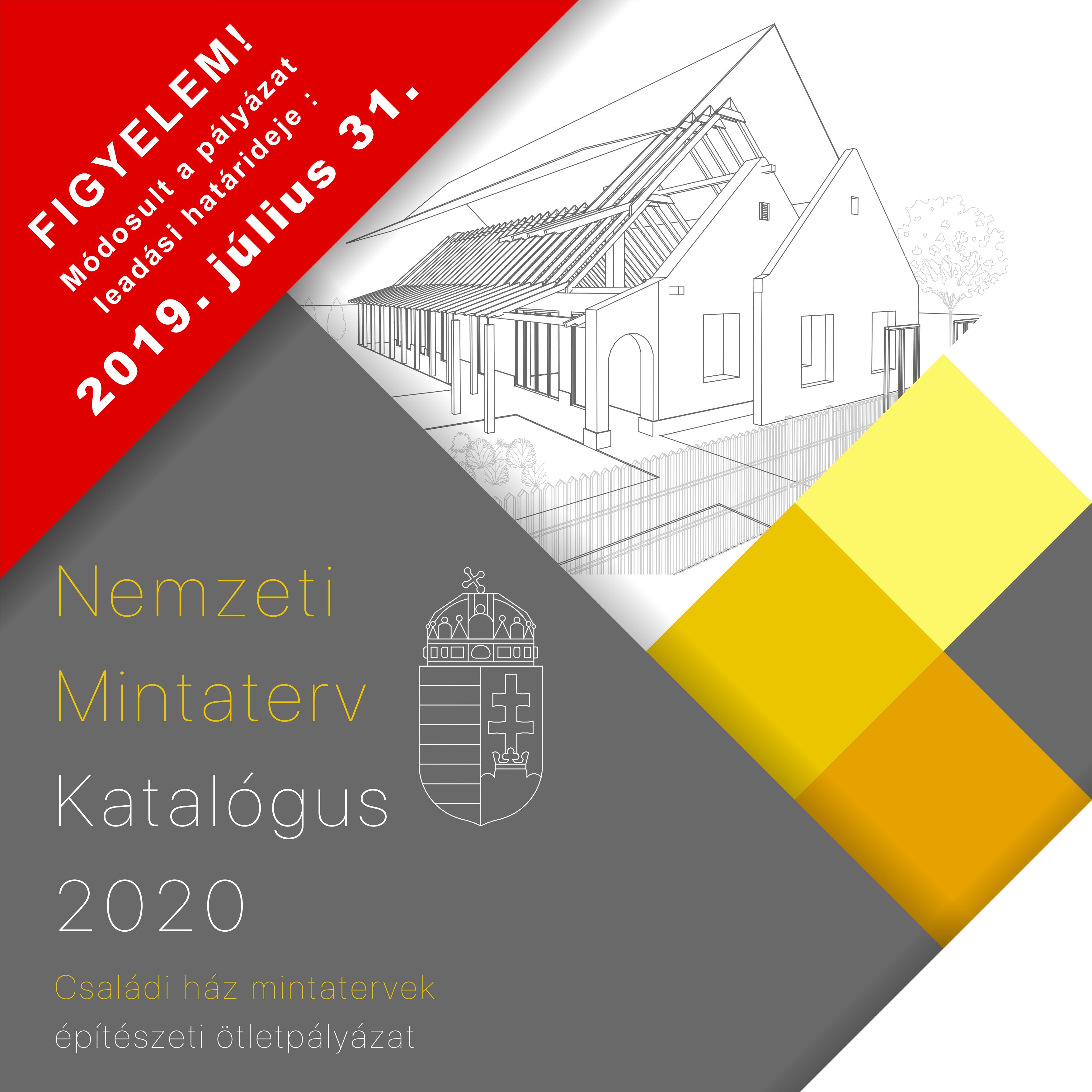 Módosult a Nemzeti Mintaterv Katalógus 2020 Családi ház mintatervek építészeti ötletpályázat leadási határideje
