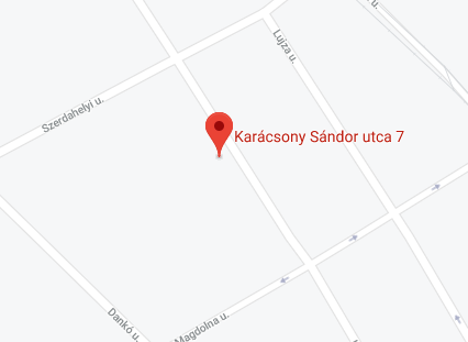 1086 Budapest, Karácsony Sándor u. 7.