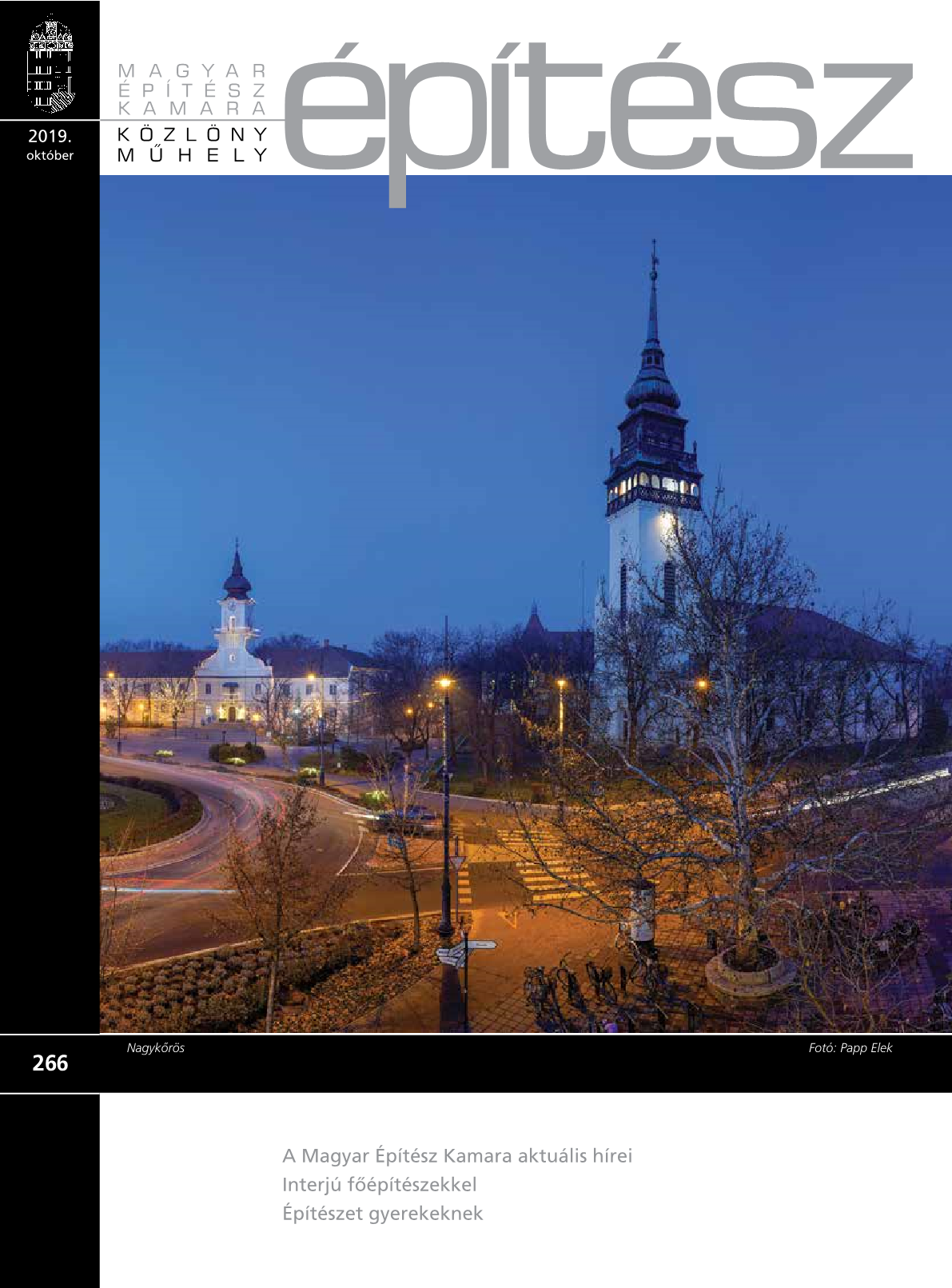 Építész Közlöny Műhely 2019/266