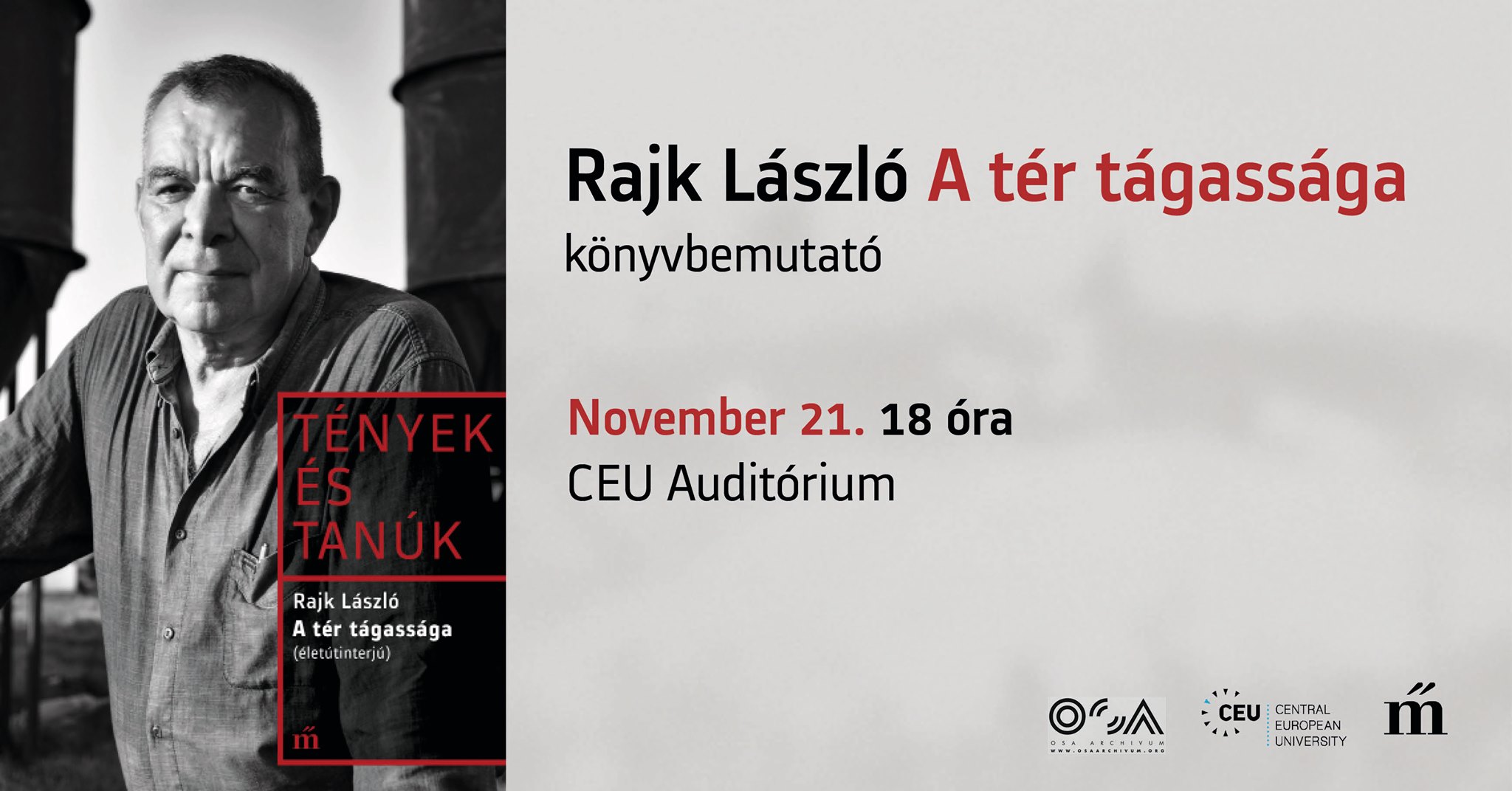 RAJK László: A tér tágassága - bemutató
