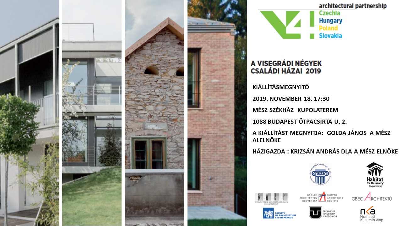A visegrádi négyek családi házai 2019