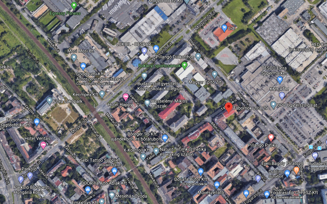 1143 Budapest, XIV. kerület, Tábornok utca 29.sz