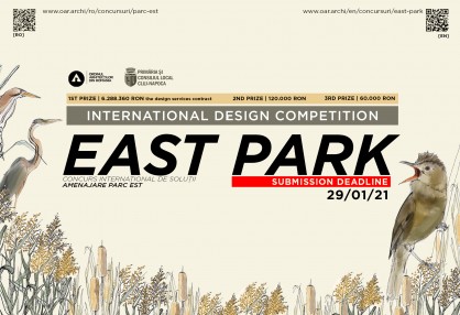 Nemzetközi Tervpályázat Kolozsvár East Park a Román Építész Kamara kiírásban