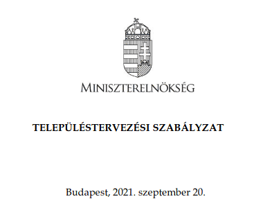 Megjelent a Településtervezési Szabályzat