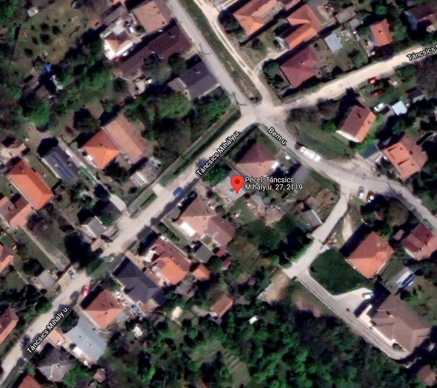 2119 Pécel, Táncsics u. 27.