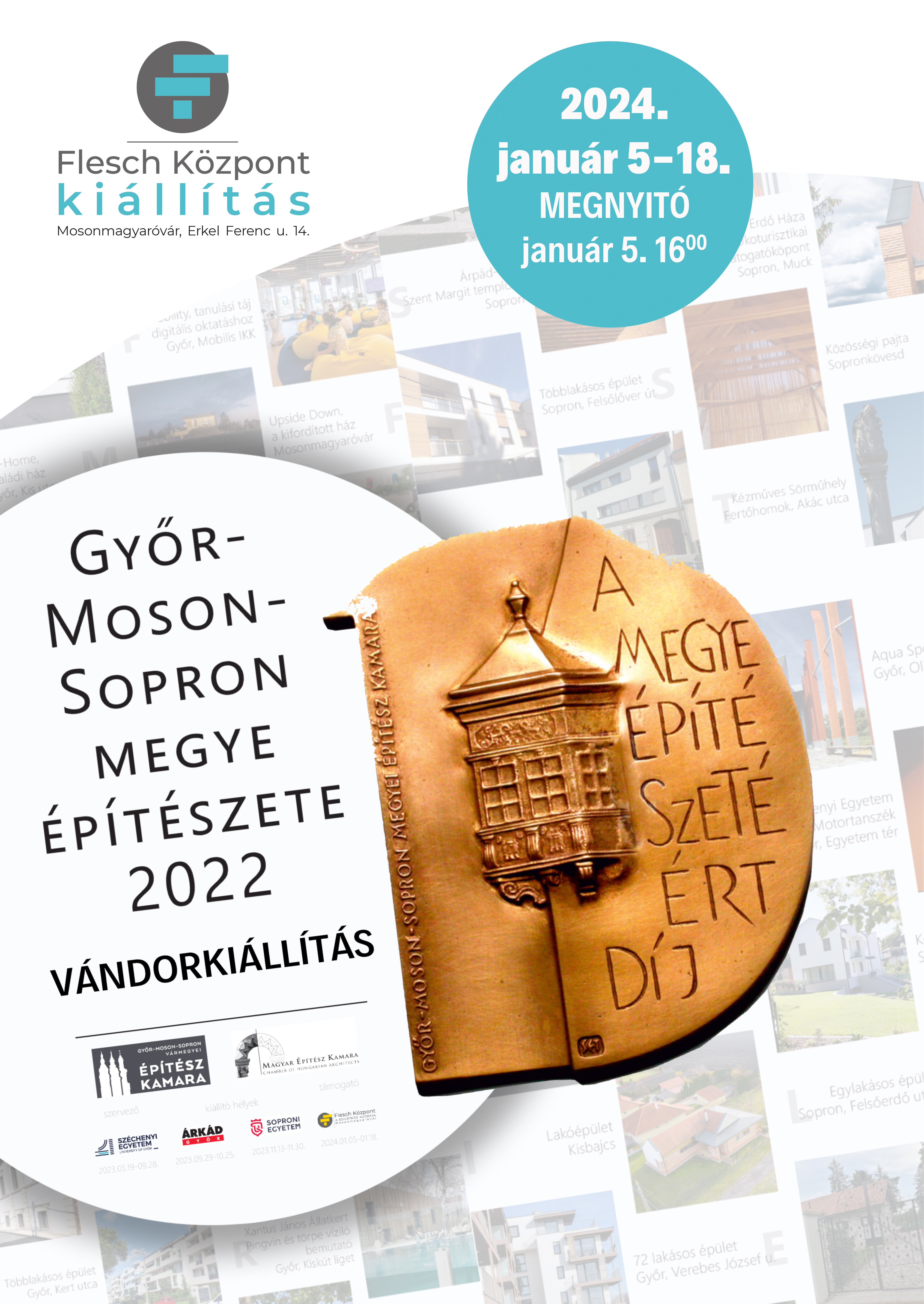 Mosonmagyaróvári kiállítás - GyMS Megye építészete